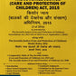 The Juvenile Justice (Care and Protection of Children) Act, 2015 - Diglot Edition - Bare Act - Edition 2026 | Whitesmann Publishing