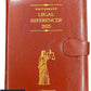 Legal Referencer 2025 - Diary Foam With Button Brown Colour - Whitesmann Publishing