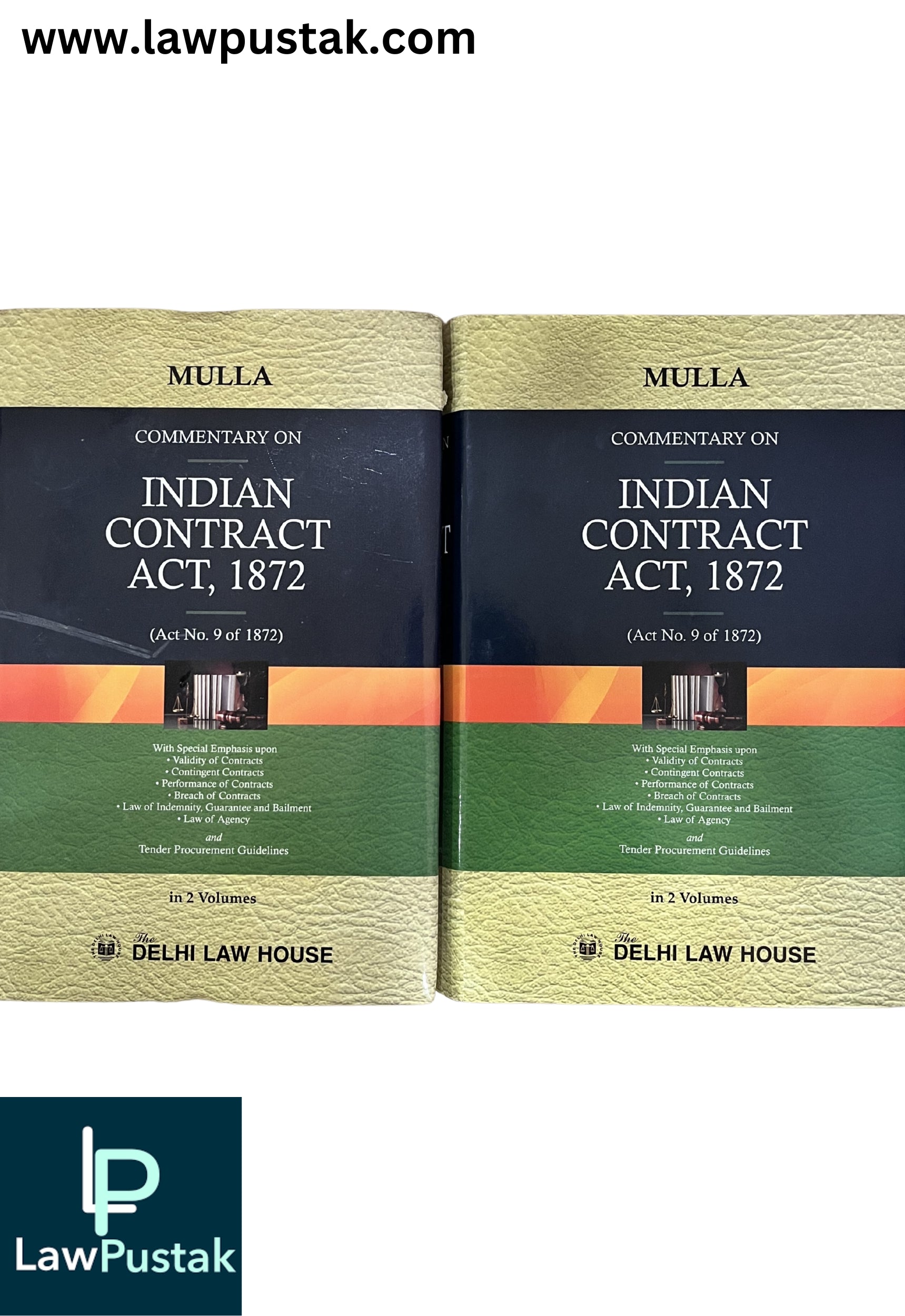 Commentary on The Indian Contract Act, 1872 by Mulla – Edition 2025 (In 2 Volumes) | Delhi Law House