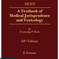 A Textbook of Medical Jurisprudence and Toxicology By Modi-28th Edition-LexisNexis