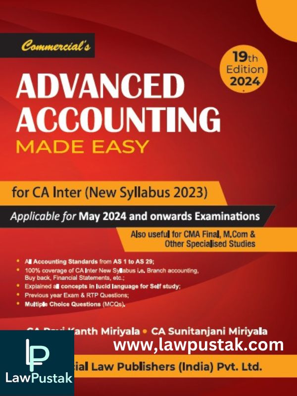 Advanced Accounting Made Easy CA Inter by CA. Ravi Kanth Miriyala ...